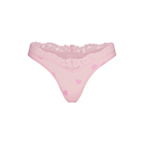 FITS EVERYBODY LACE DIPPED THONG 5-PACK | HEART BREAKER MULTI