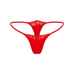FITS EVERYBODY LACE STRING THONG | CAYENNE