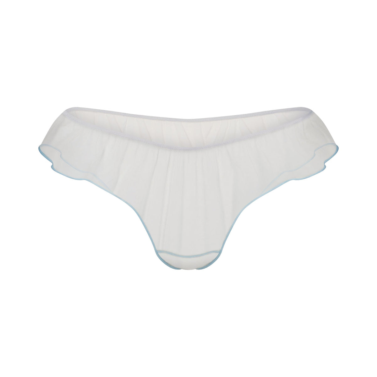 TULLE THONG | PLATINUM CONTRAST