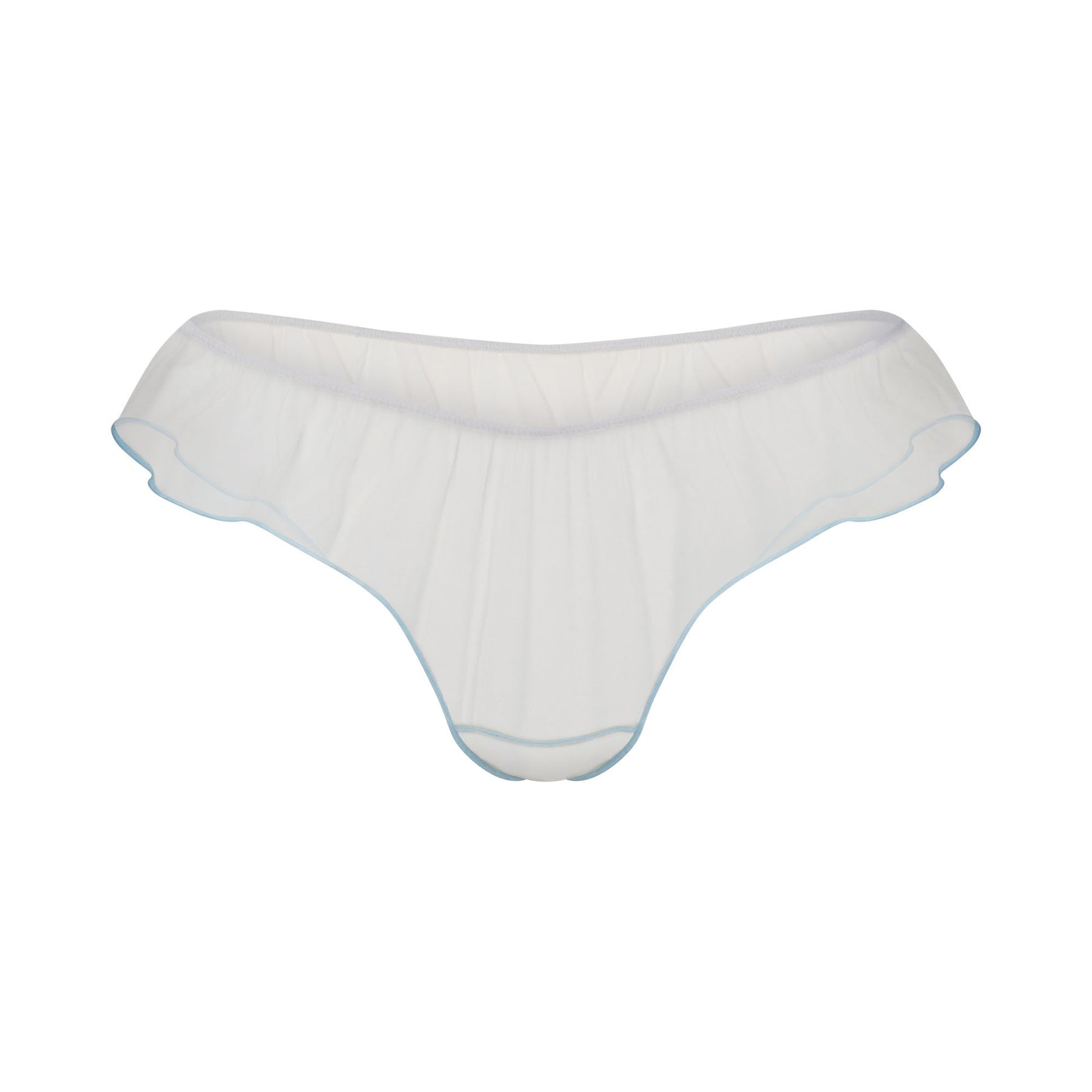 TULLE THONG | PLATINUM CONTRAST