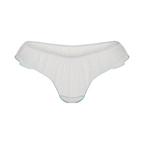 TULLE THONG | PLATINUM CONTRAST