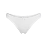 POINTELLE DIPPED THONG | SNOW