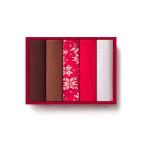 FITS EVERYBODY THONG 5-PACK | BRANDY MULTI