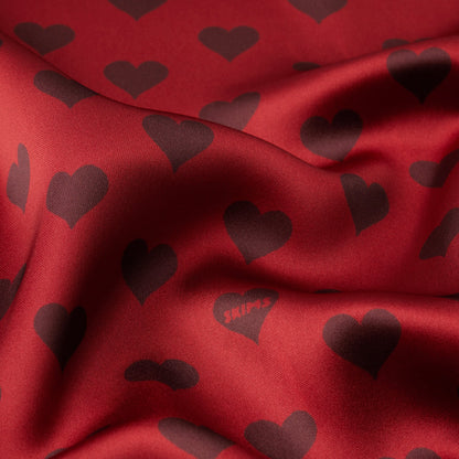 SATEEN SLEEP MENS LONG SLEEP SET | RED HEART HALFDROP