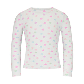 SOFT LOUNGE KIDS SLEEP SET | CLOUD CANDY HEART PRINT