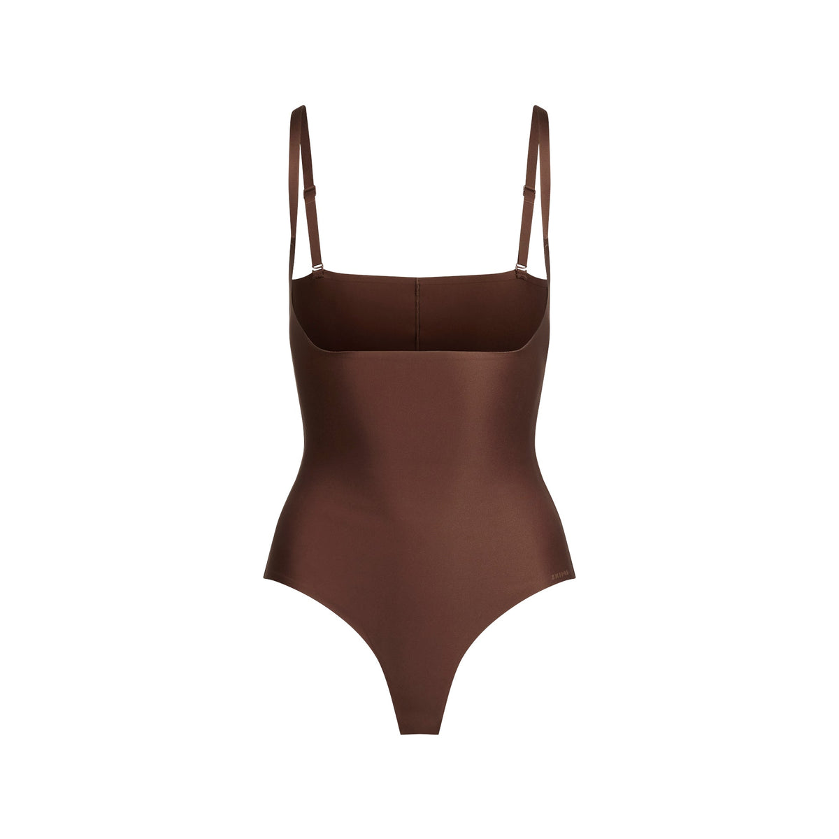 SKIMS BODY CORE SCULPT OPEN BUST THONG BODYSUIT | COCOA