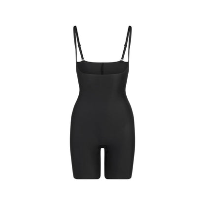 Skims Body Core Sculpt Open Bust Mid Thigh Bodysuit