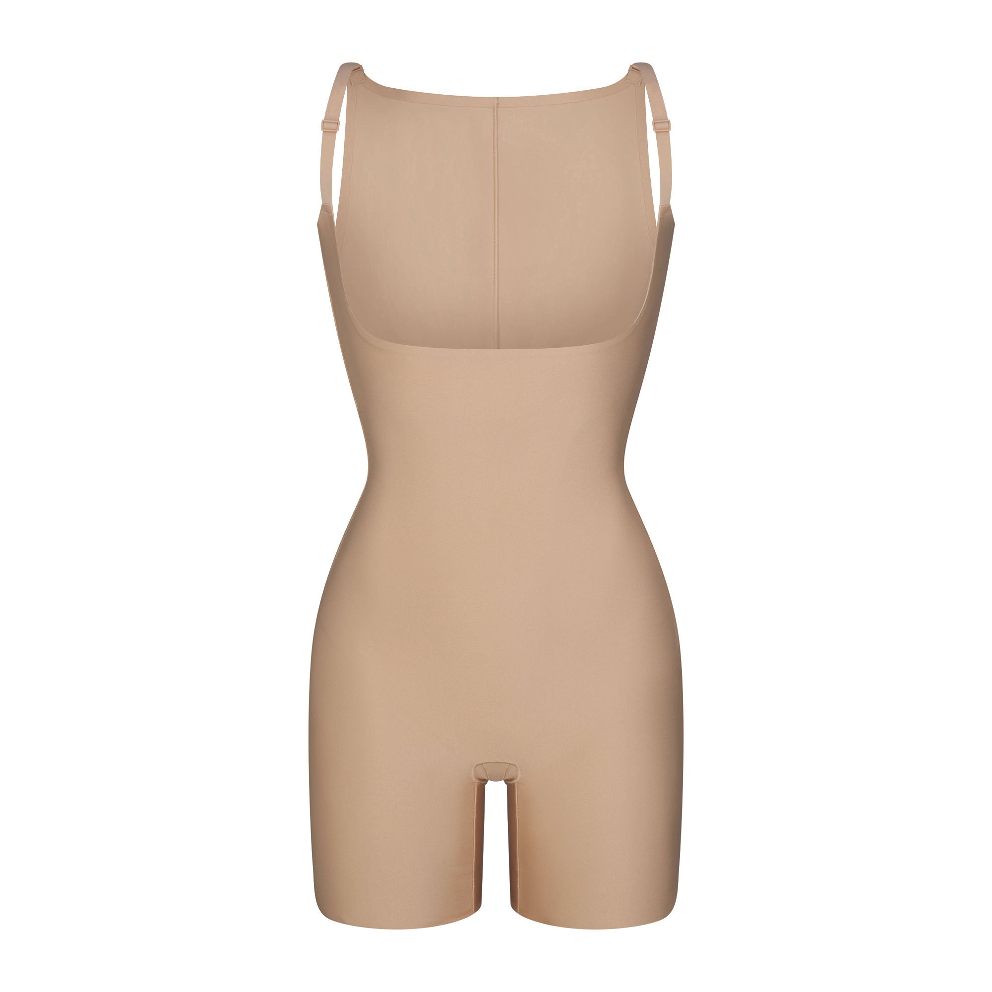 Skims Body Core Sculpt Back Smoothing Open Bust Mid Thigh Bodysuit