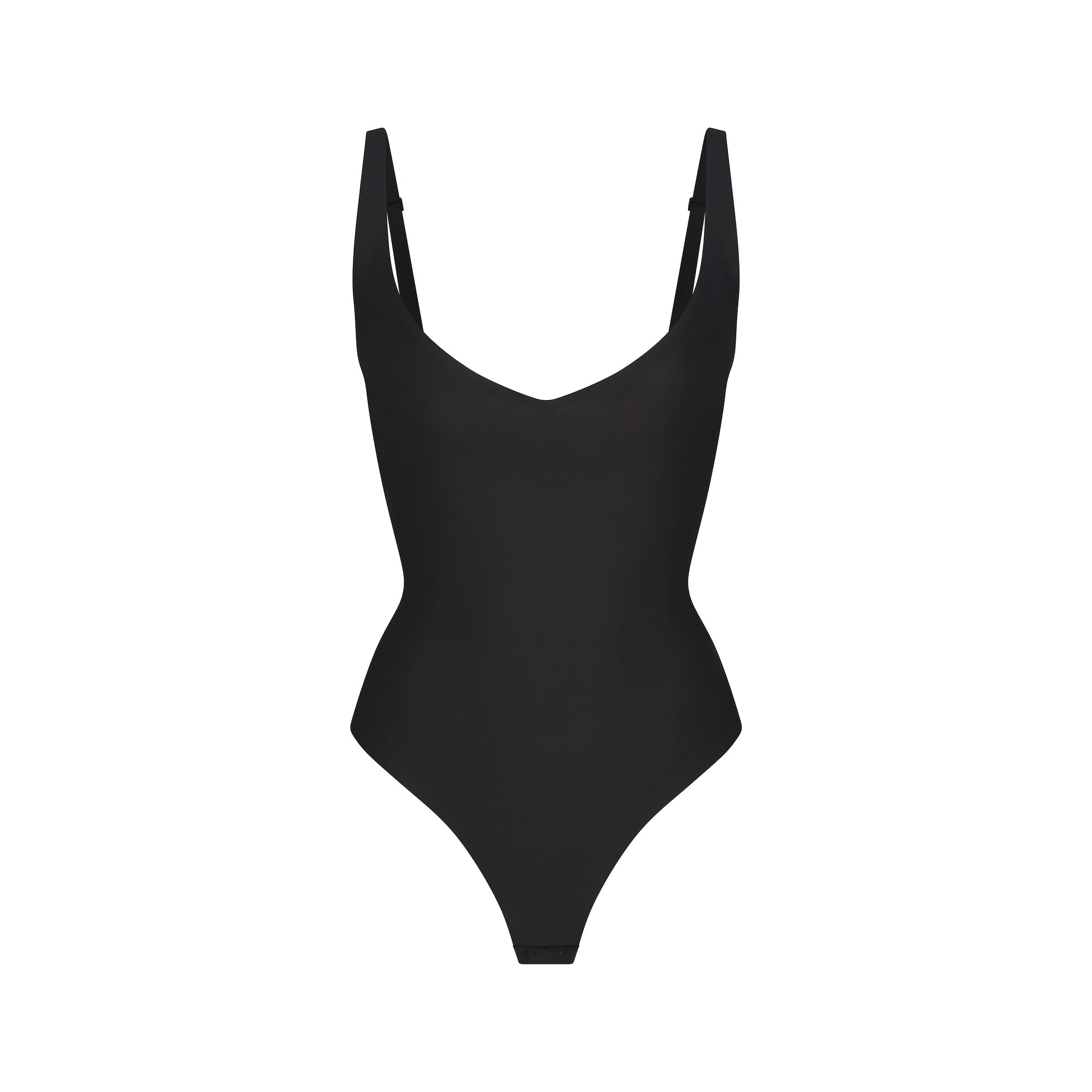 Skims Body Core Sculpt Plunge Thong Bodysuit