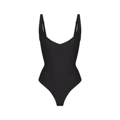 Skims Body Core Sculpt Plunge Thong Bodysuit