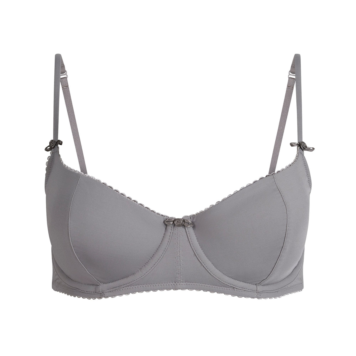 VINTAGE SHAPEWEAR UNLINED DEMI BRA | SHADOW