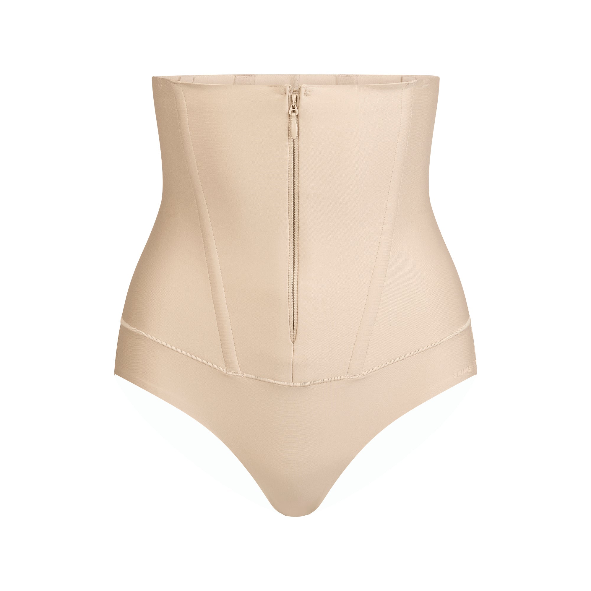 SKIMS BODY CORE SCULPT WAIST CINCHER THONG | SAND