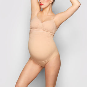 MATERNITY NURSING SCULPTING BRA | CLAY