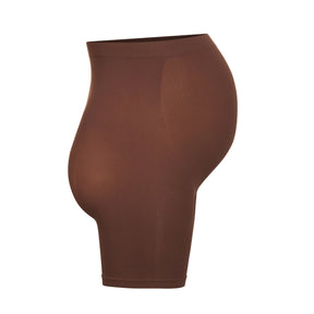 MATERNITY SCULPTING SHORT MID THIGH | COCOA