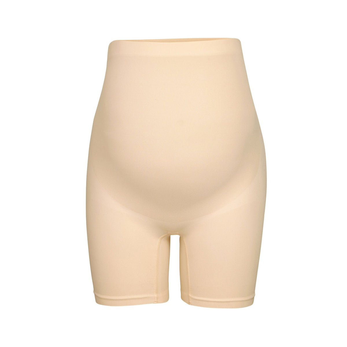 MATERNITY SCULPTING SHORT MID THIGH | SAND
