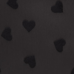 SHEER VELVET LONG SLEEP SET | ONYX
