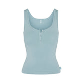 SKIMS SLEEP HENLEY TANK | SKY