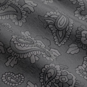 COTTON POPLIN MENS LONG SLEEP SET | ASH PAISLEY PRINT