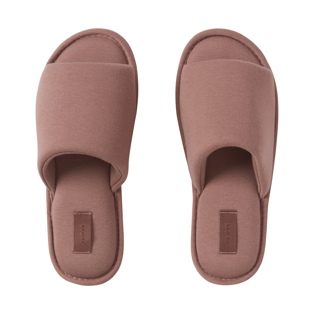 MENS COTTON SLIPPER | UMBER