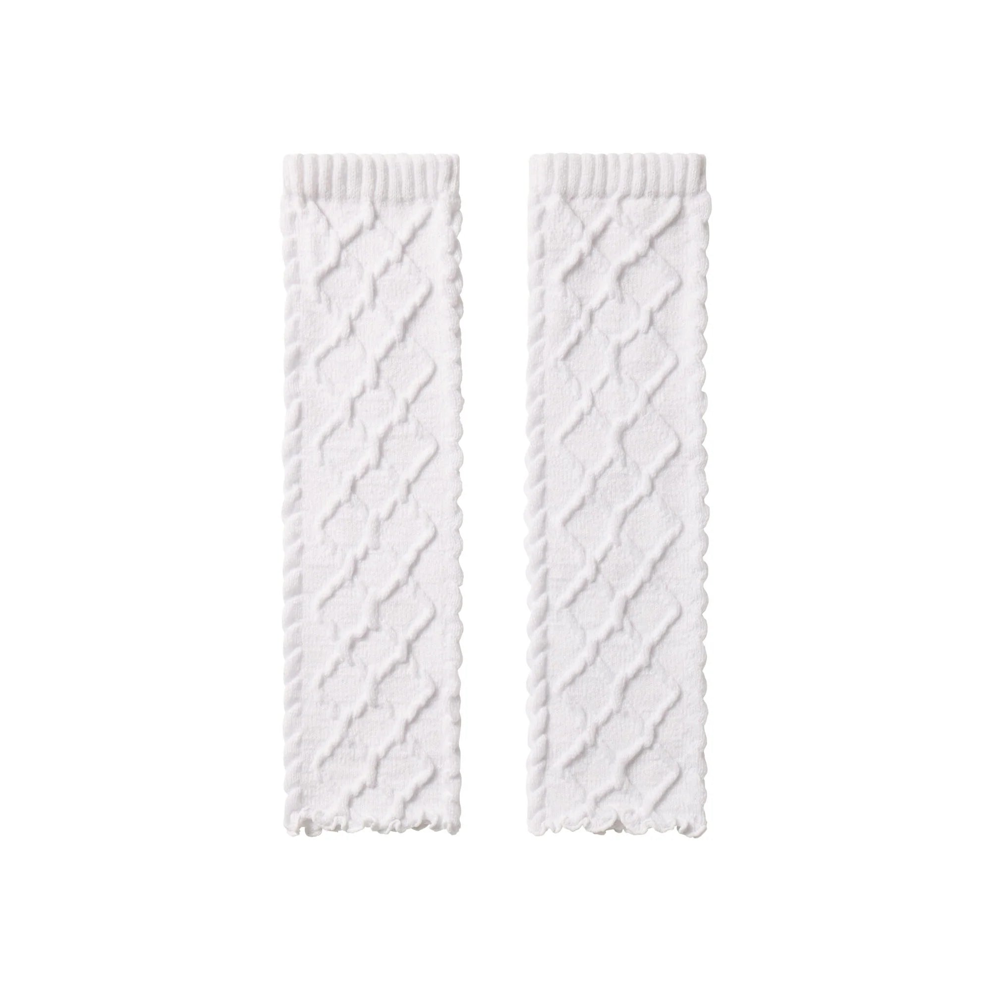 Cozy Light Cable Knit Leg Warmers