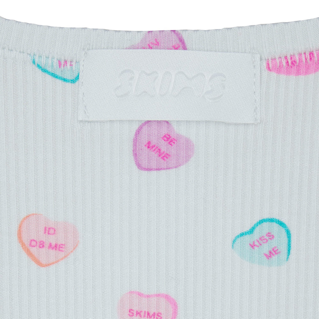 SOFT LOUNGE TANK | CLOUD CANDY HEART PRINT