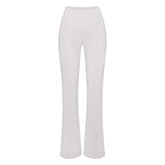 SWEATER POINTELLE STRAIGHT LEG PANT | MARBLE
