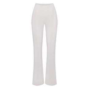 SWEATER POINTELLE STRAIGHT LEG PANT | MARBLE