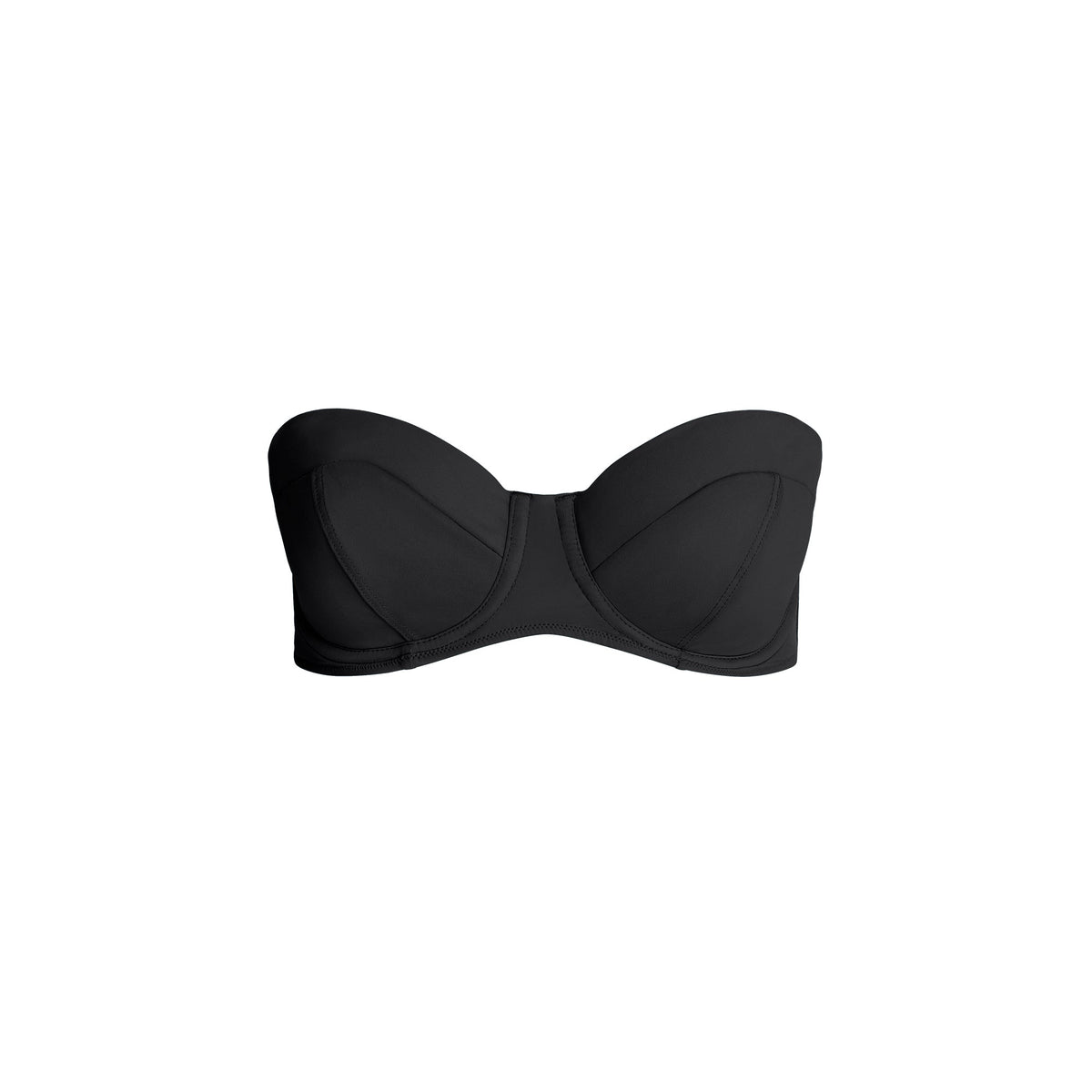 SIGNATURE SWIM STRAPLESS UNDERWIRE BIKINI TOP | ONYX