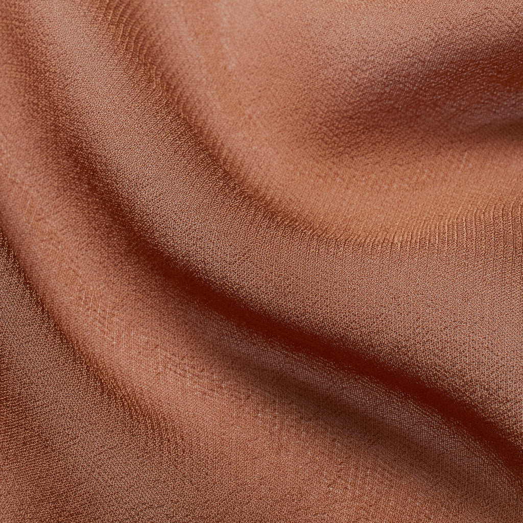 SHEER COVER-UPS LONG HALTER DRESS | CHESTNUT