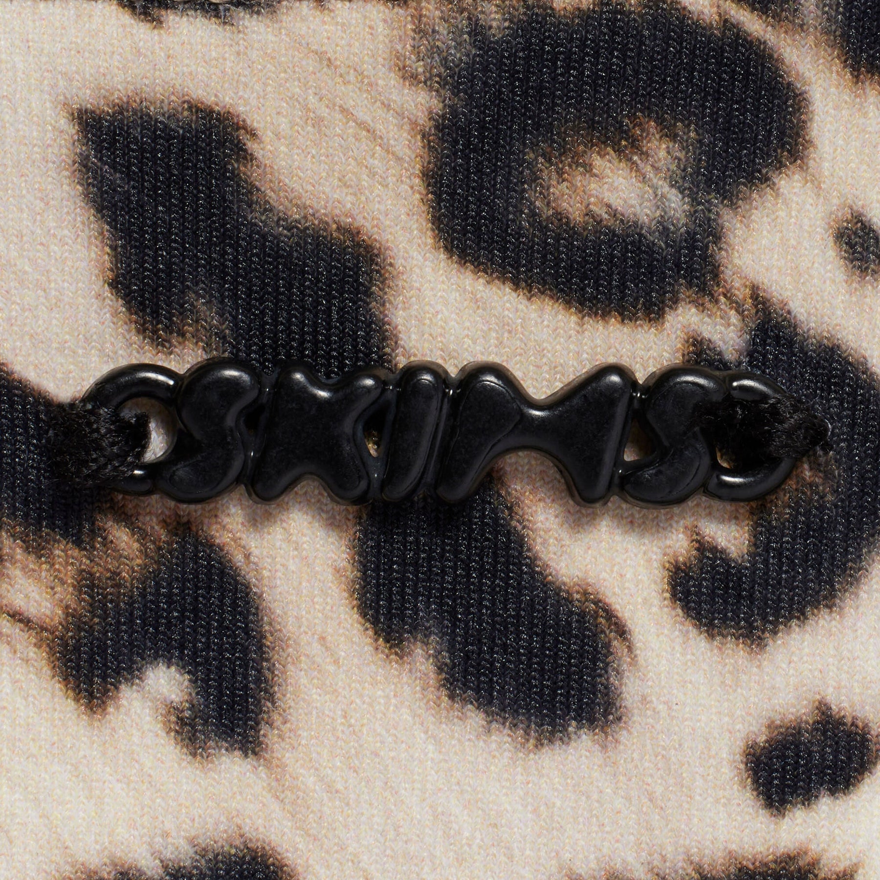 SIGNATURE SWIM HIGH-WAISTED BIKINI BOTTOM | CHAMPAGNE LEOPARD PRINT