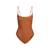 ICONIC SWIM SQUARE NECK ONE PIECE | BRONZE