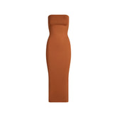 ICONIC SWIM CONVERTIBLE TUBE DRESS | BRONZE