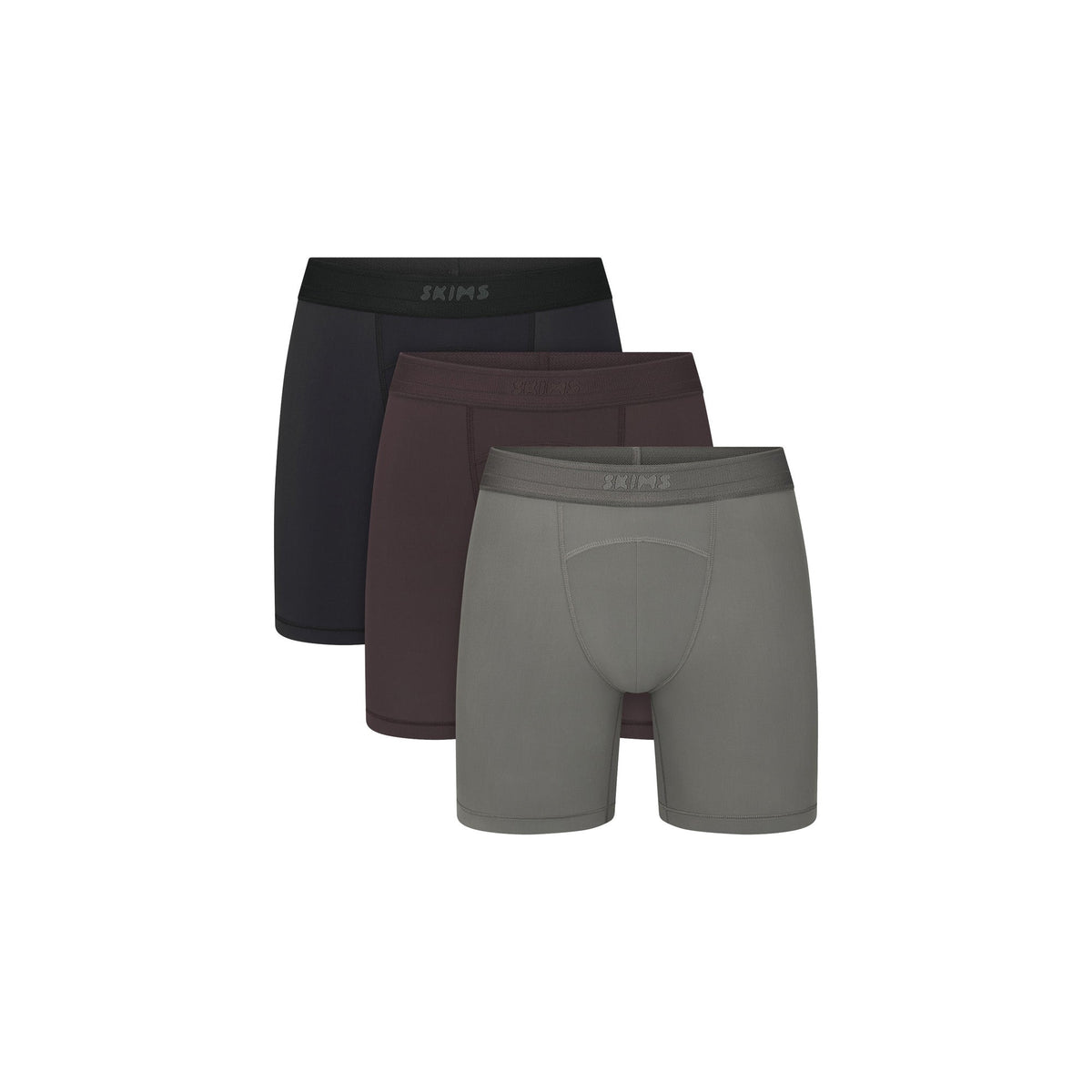 SKIMS FLEX MENS 5" BOXER BRIEF 3-PACK | OBSIDIAN MULTI