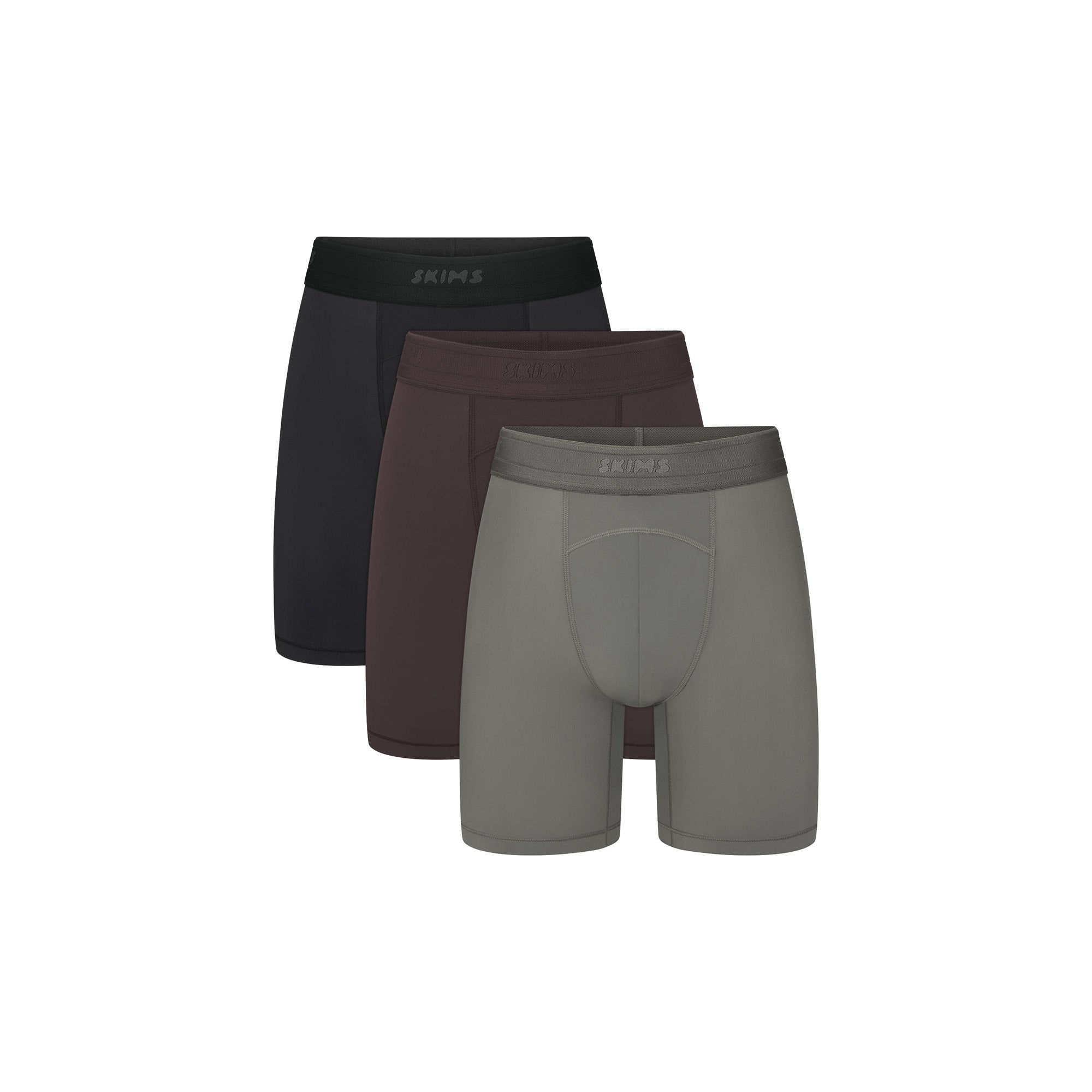 SKIMS FLEX MENS 7" BOXER BRIEF 3-PACK | OBSIDIAN MULTI