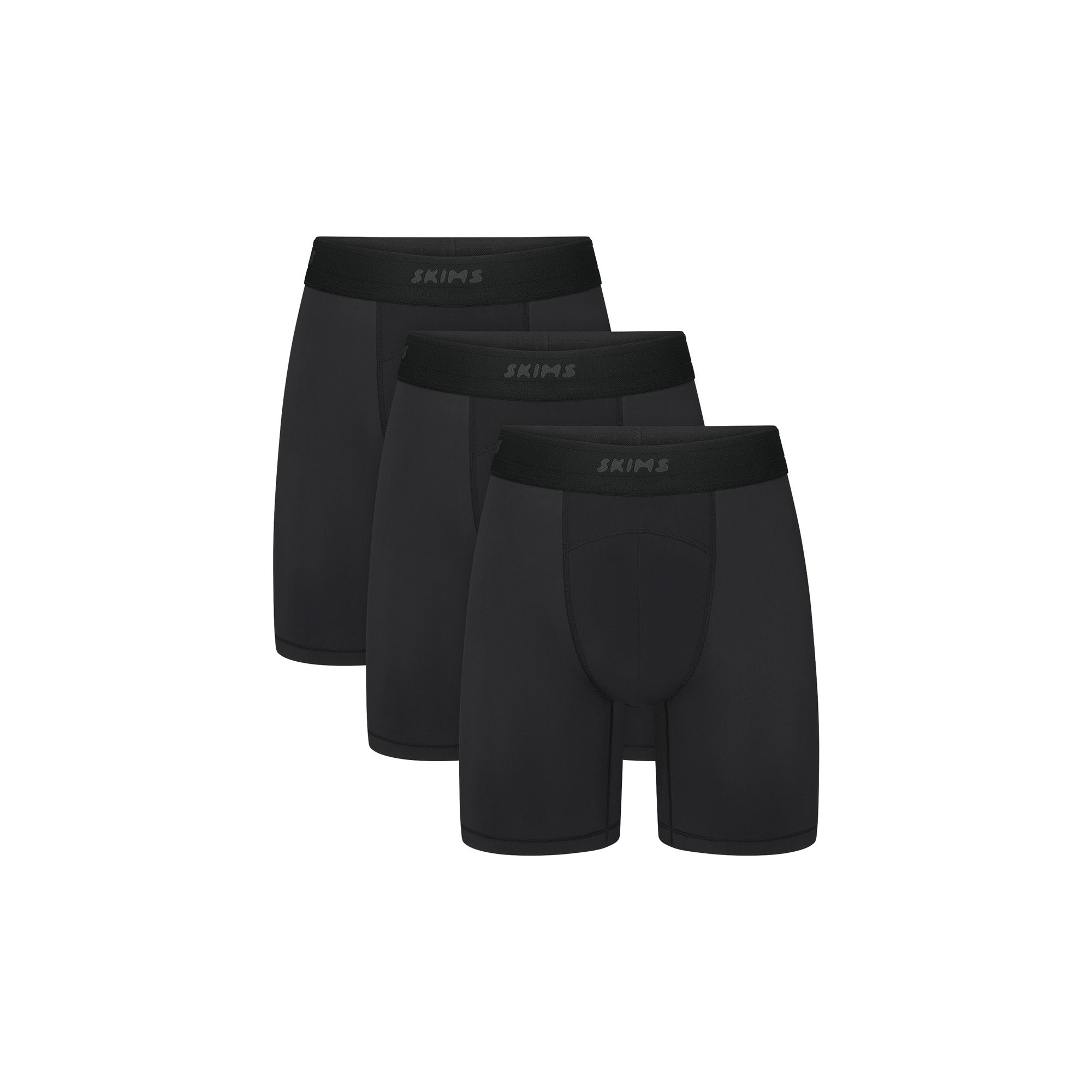 SKIMS FLEX MENS 7" BOXER BRIEF 3-PACK | OBSIDIAN