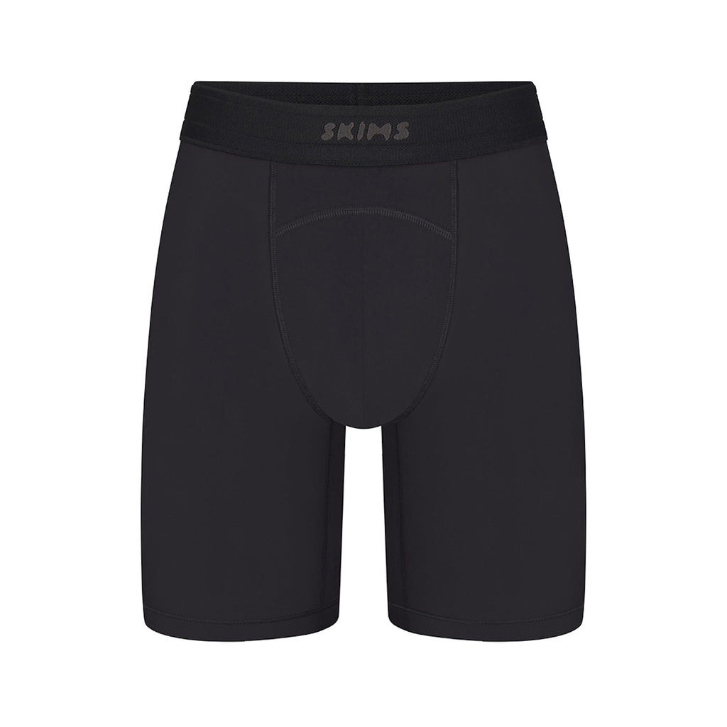 SKIMS FLEX MENS 9" BOXER BRIEF | OBSIDIAN