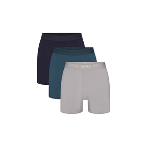 SKIMS STRETCH MENS KNIT BOXER 3-PACK | INDIGO MULTI
