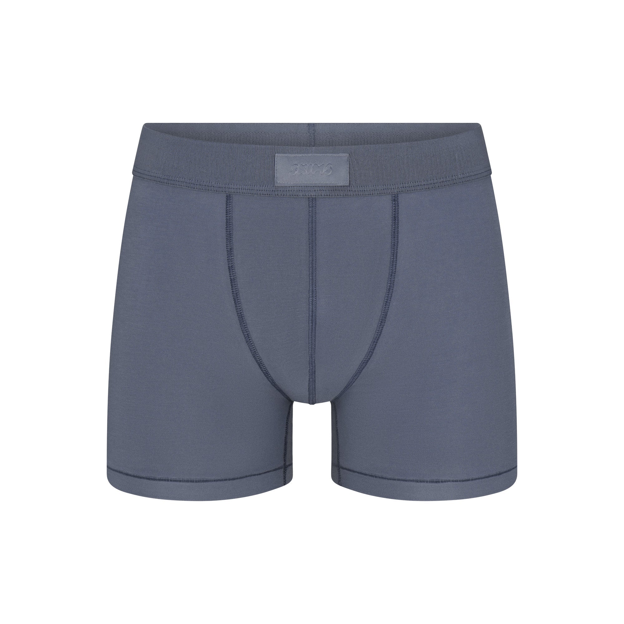 SKIMS COTTON MENS 3" BOXER BRIEF | STEEL BLUE