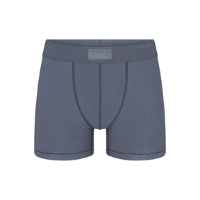 SKIMS COTTON MENS 3" BOXER BRIEF | STEEL BLUE