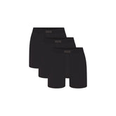 SKIMS COTTON MENS KNIT BOXER 3-PACK | ONYX