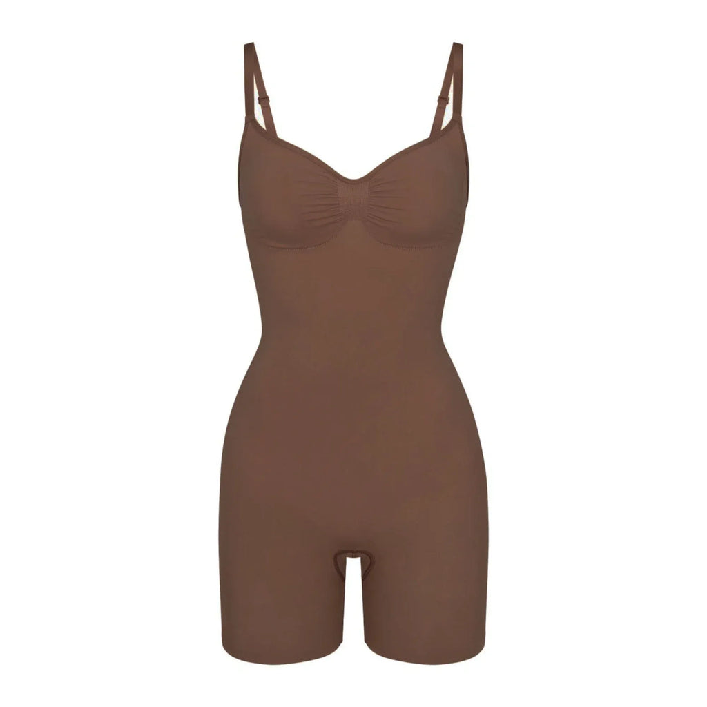 Skims Seamless Sculpt Mid Thigh Bodysuit Jasper