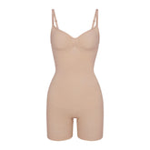 Skims Seamless Sculpt Mid Thigh Bodysuit Mica