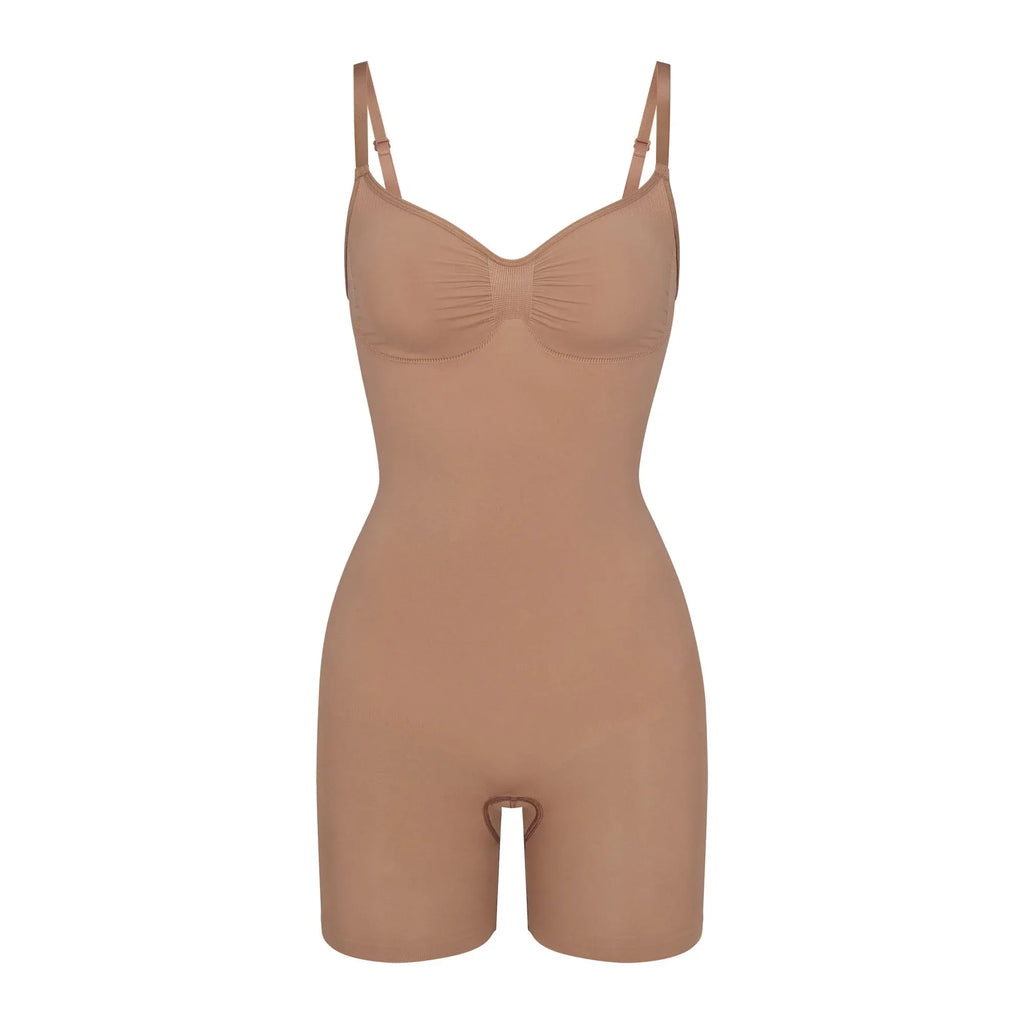 Skims Seamless Sculpt Mid Thigh Bodysuit Sienna