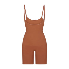 Skims Seamless Sculpt Open Bust Bodysuit Bronze