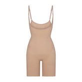 Skims Seamless Sculpt Open Bust Bodysuit Clay