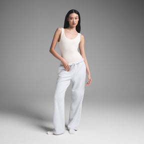 COTTON RIB TANK BODYSUIT | MARBLE