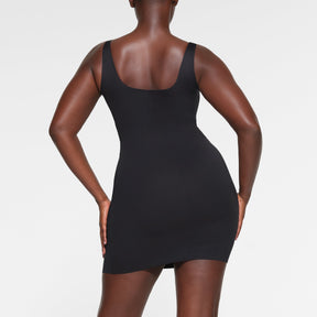 SKIMS BODY TANK SLIP DRESS | ONYX