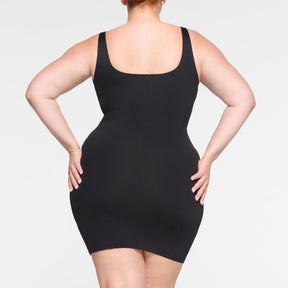 SKIMS BODY TANK SLIP DRESS | ONYX