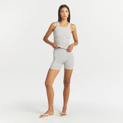 Cotton Rib Scoop Neck Tank