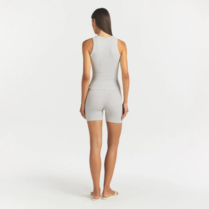 Cotton Rib Scoop Neck Tank